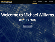 Tablet Screenshot of michaelwilliamsplanning.com